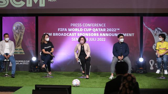 SCM Konferensi Pers sponsor Piala Dunia 2022