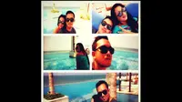 6 Foto Romantis Pramugara AirAsia QZ8501 Oscar Bersama Istri