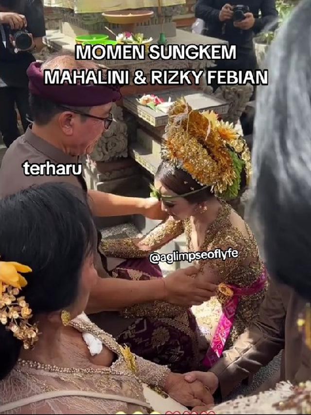 Mahalini dan Ayahnya