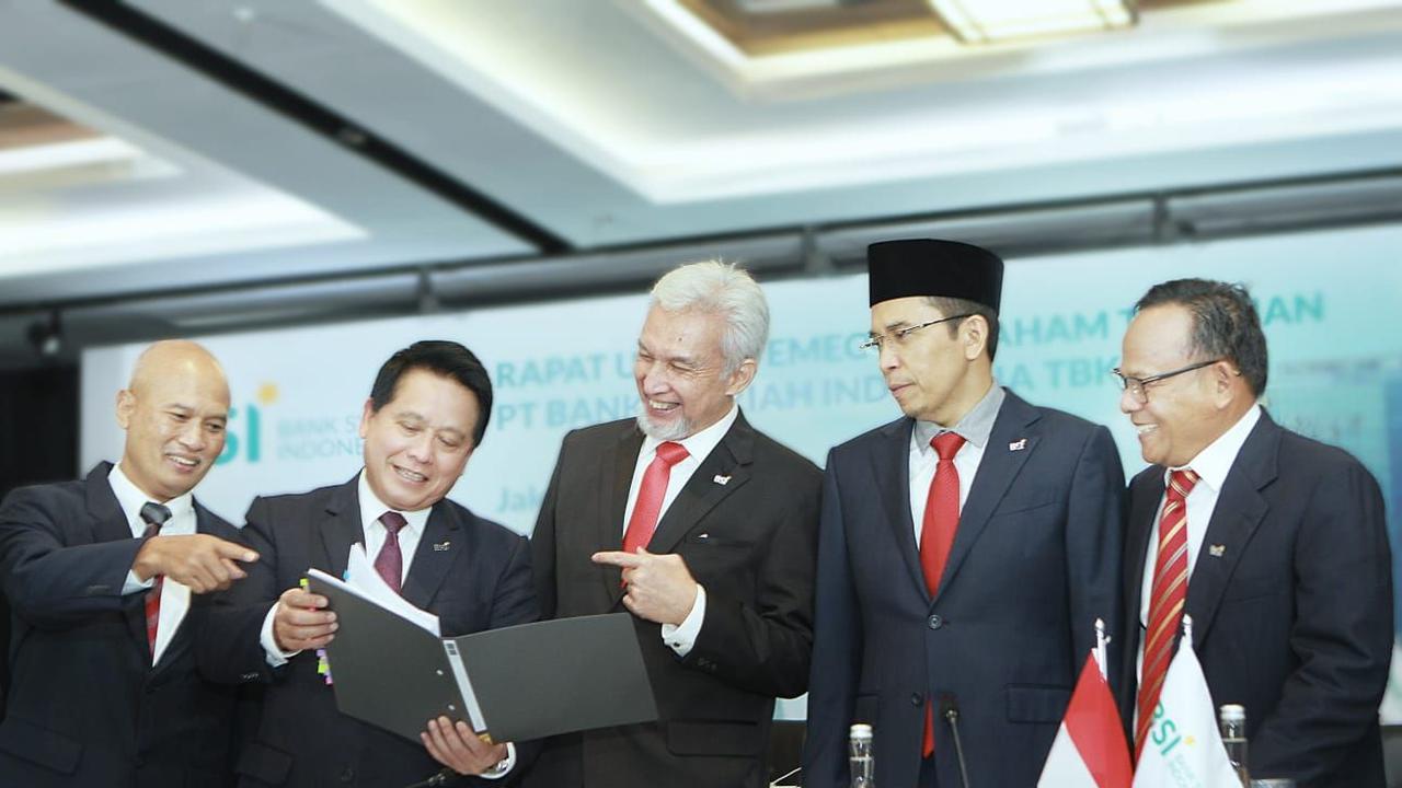 Rapat Umum Pemegang Saham Tahunan (RUPST) PT Bank Syariah Indonesia Tbk (27/5/2022).