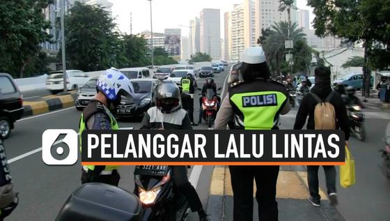 VIDEO: Catat, Polisi Kembali Tilang Pelanggar Lalu Lintas