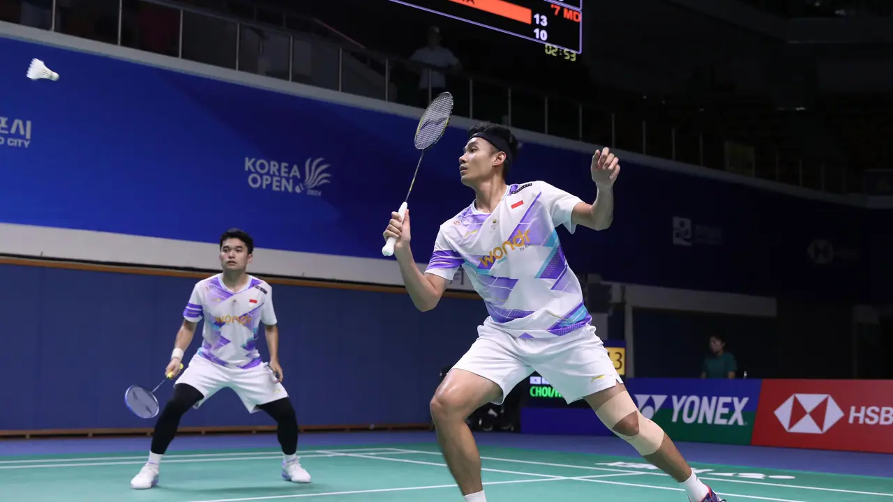 Leo Rolly Carnando/Bagas Maulana - Korea Open 2024 - Bulu Tangkis