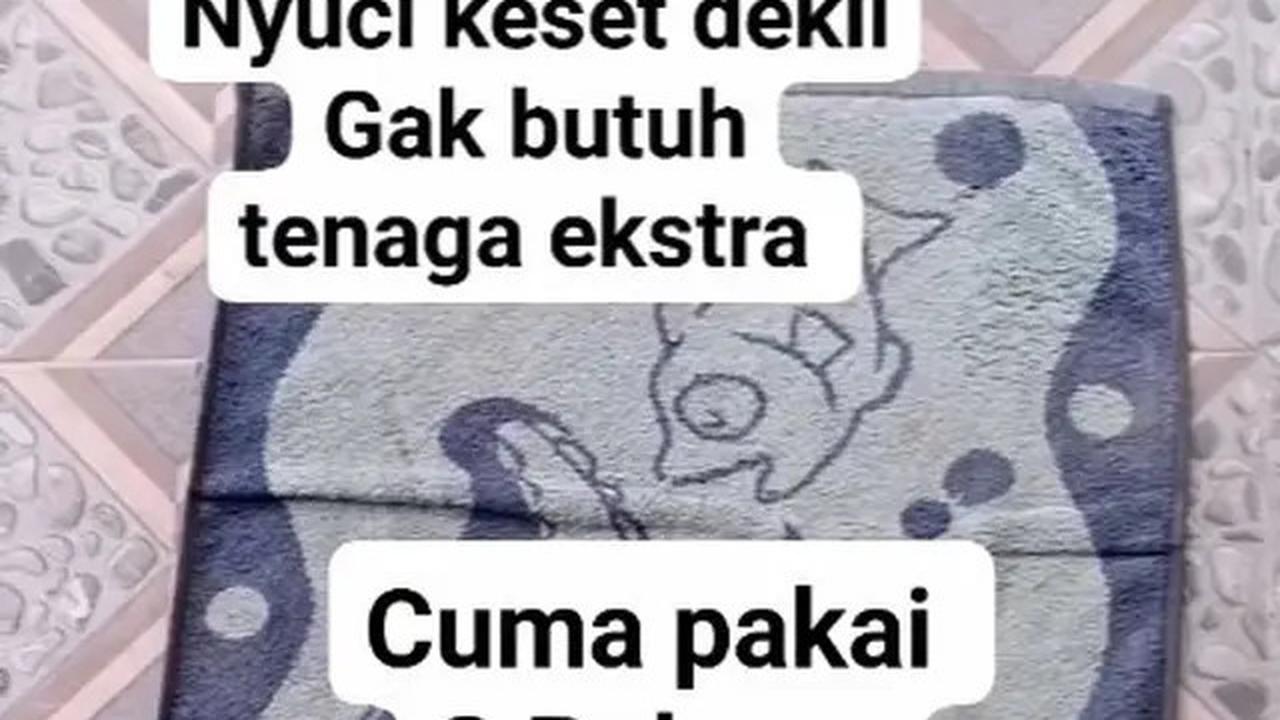 4 Trik Bersihkan Keset Hingga Bersih Tanpa Detergen, Hanya Pakai 2 Bahan Dapur