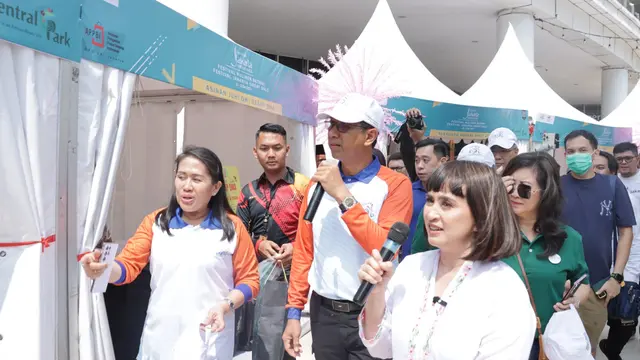 Pembukaan Festival Jakarta Great Sale 2023 (FJGS 2023) di Central Park Jakarta berbareng dengan Hari Lebaran Betawi, Minggu, 21 Mei 2023. (Foto: Dok. Instagram @centralparkmall)
