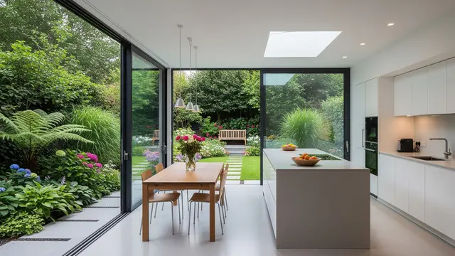 Model Dapur Dekat Pintu Belakang (Image by Gemini AI)