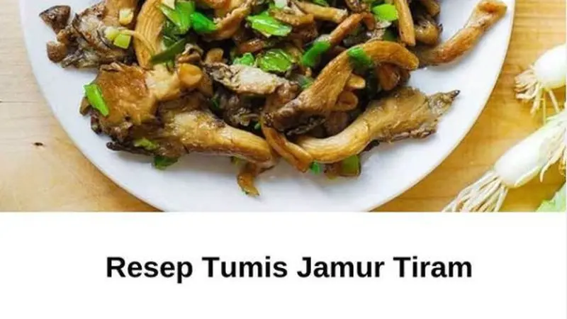 Sepiring tumis jamur tiram spesial