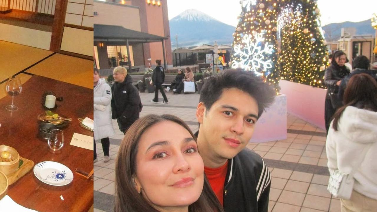 Momen Luna Maya dan Maxime Bouttier Liburan di Jepang, Disebut Makin Mirip