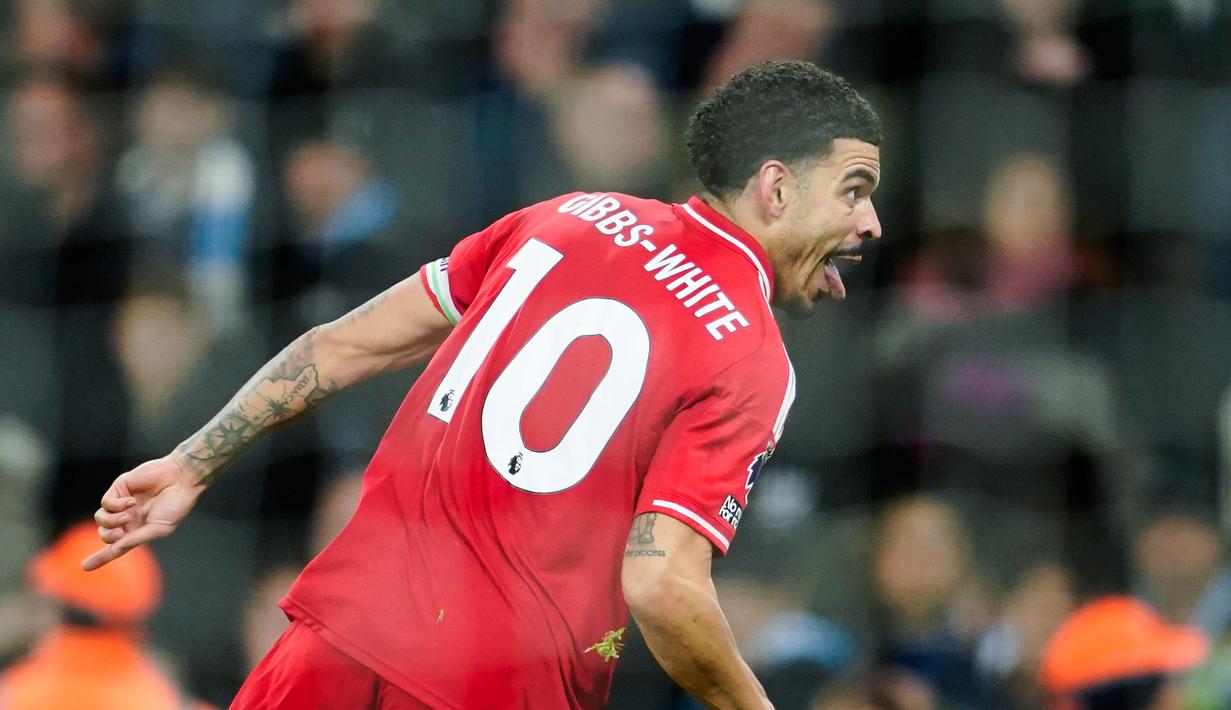 Manchester City ditahan imbang Nottingham Forest dengan skor 2-2 dalam duel pekan ke-29 Premier League 2025/2026. Pertandingan yang digelar di Etihad Stadium itu berlangsung Kamis, 5 Maret 2026 dini hari WIB. (AP Photo/Dave Thompson)