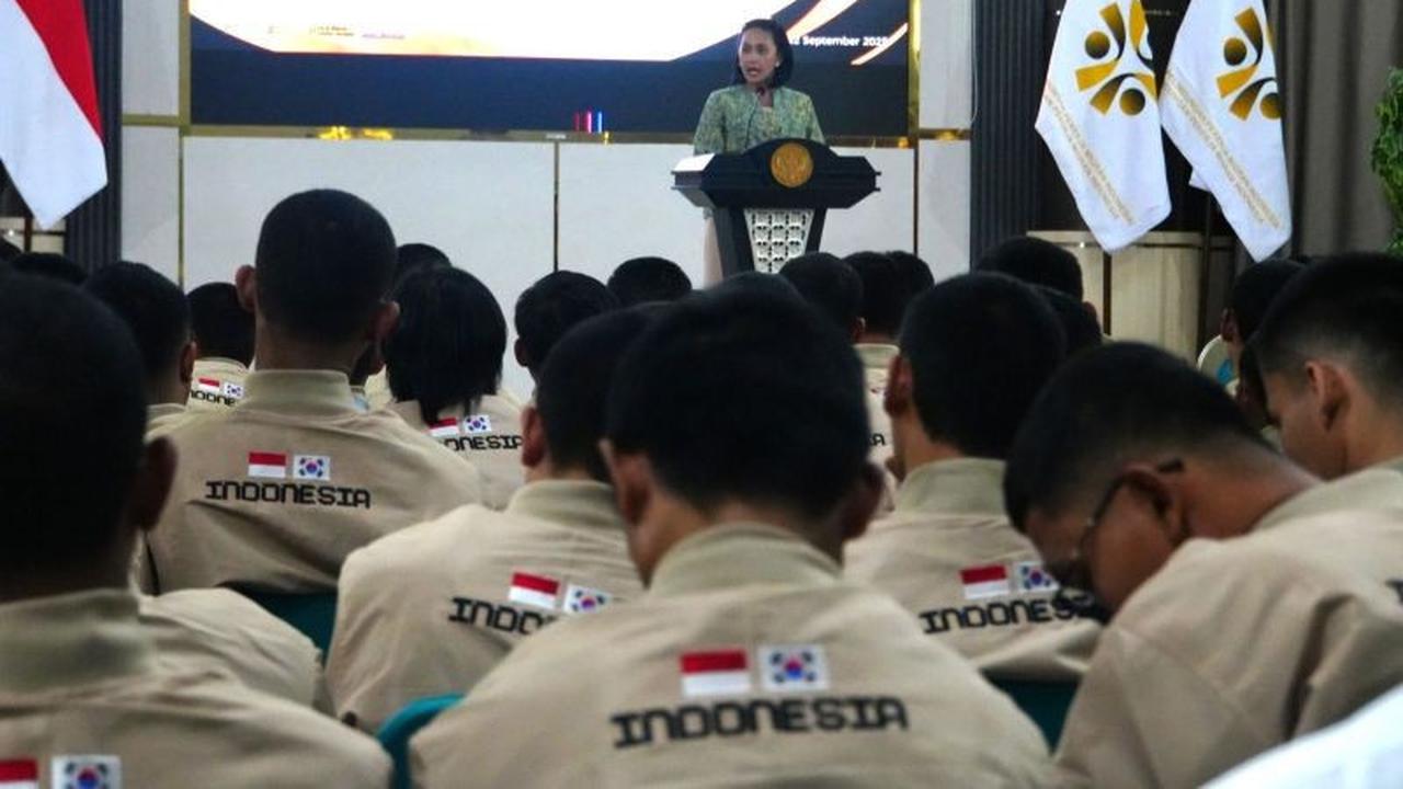 Wamen Christina Lepas 244 Pekerja Migran Korea Selatan, Kuota Indonesia di Atas Rata-rata Negara Pengirim!