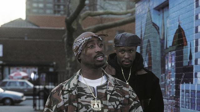 Tupac Shakur and Wood Harris in Above the Rim (1994)