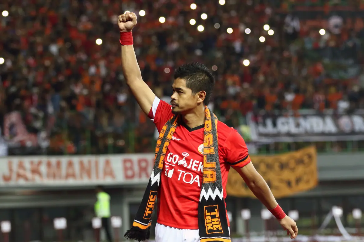 Ekspresi Pemain Persija Saat Menang Atas Arema FC