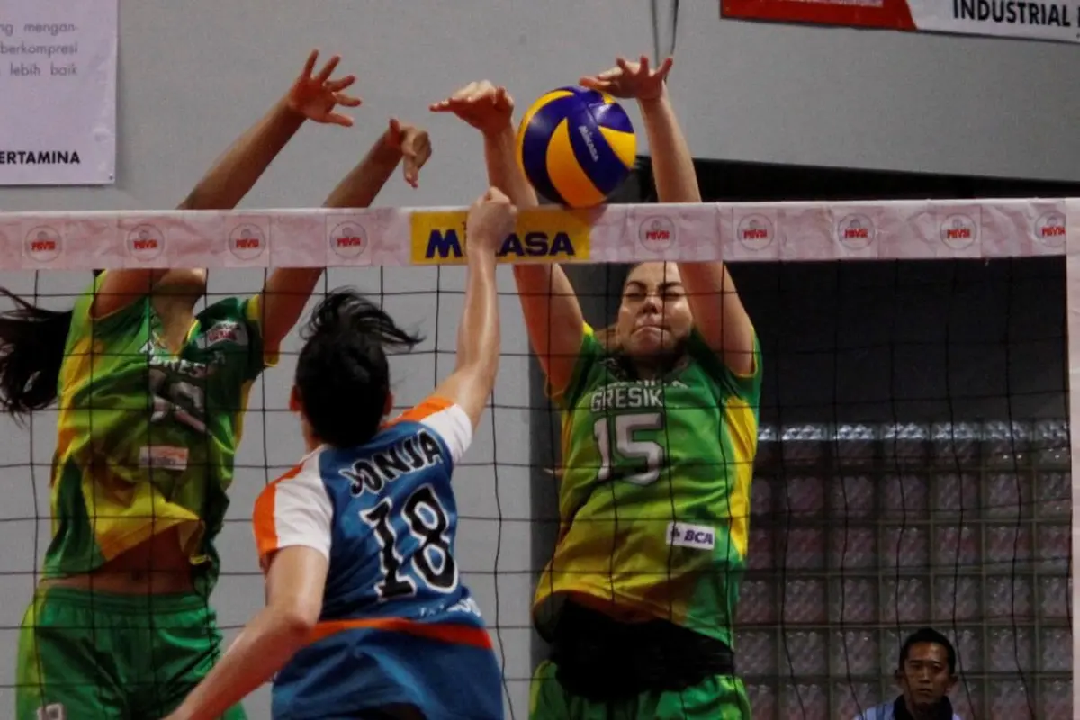 Gresik Petrokimia Vs Jakarta BNI Taplus, Proliga 2017