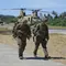 Tentara AS di Pangkalan Angkatan Laut Camilo Osias di Santa Ana, Provinsi Cagayan, Filipina setelah berpartisipasi dalam latihan militer gabungan pada Senin, 6 Mei 2024. (Dok. AP Photo/Aaron Favila)