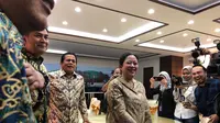 Ketua DPR Puan Maharani keliling Kompleks Parlemen, Senayan, Jakarta. (Delvira Hutabarat/Liputan6.com)