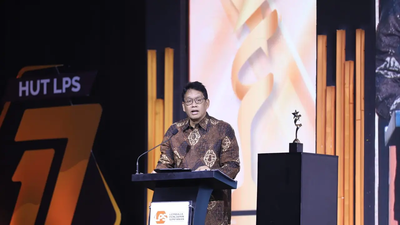 Ketua Dewan Komisioner LPS Purbaya Yudhi Sadewa dalam LPS Banking Award 2022