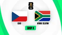 Ilustrasi Ceko vs Afrika Selatan di Piala Dunia 2026. (Dok. Multimedia KLY)