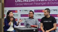 Peluncuran situs onlinedatingman.org pada Rabu (25/5/2016), Jakarta, situs yang sajikan cara berkencan online dengan aman 