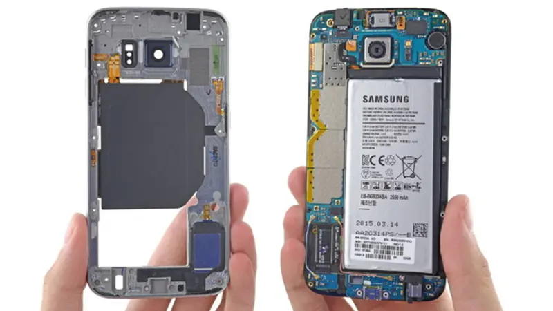 Samsung Galaxy S6 Sulit Diperbaiki Ketika Rusak 