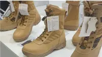 CV Sepatu SANI dari Jawa Timur, Indonesia, hadir di Land Forces International Defence Exposition 2024', pameran militer Australia. (Koleksi Pribadi)