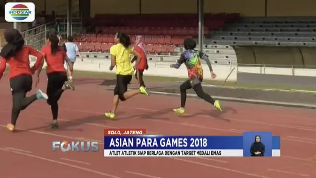 Sprinter putri, Karisma Evi Tiarani, siap sumbang emas di ajang Asian Para Games 2018.