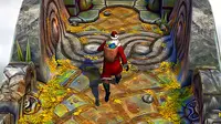 Sinterklas Ikut Berlari di Game Temple Run 2