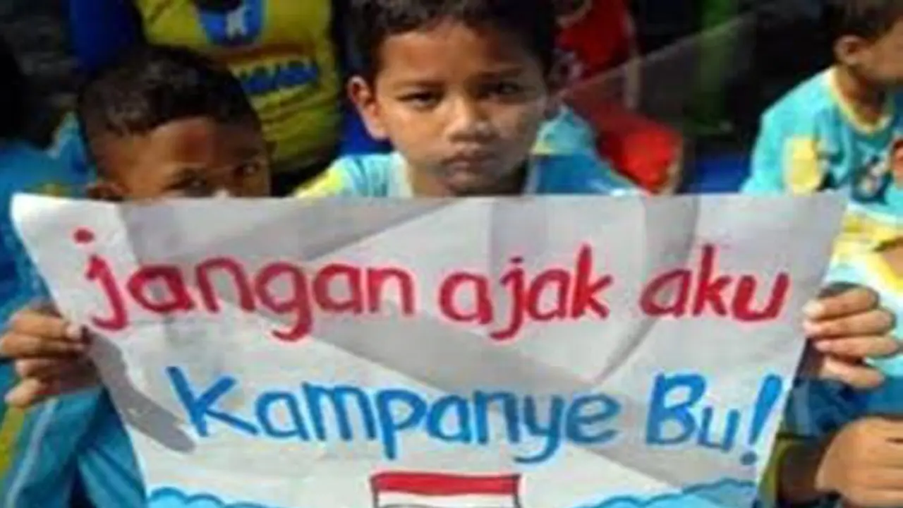 Kampanye Kok Bawa Anak?, ini Komentar Tweeple