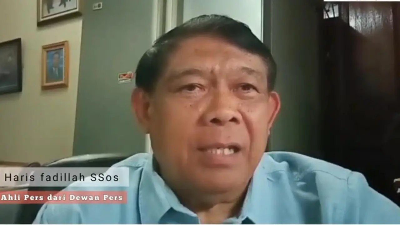 Ahli pers dari Dewan Pers, Haris Fadillah