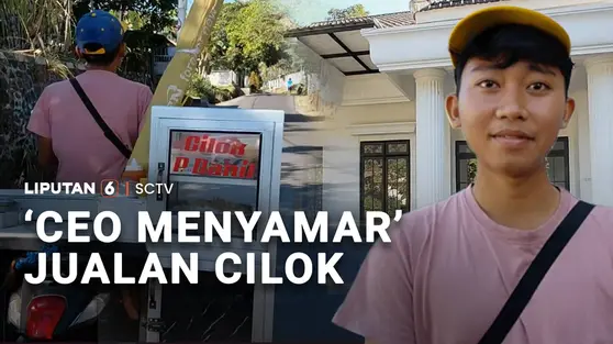 Dijuluki "CEO Menyamar", Pemuda Ini Berjualan Cilok