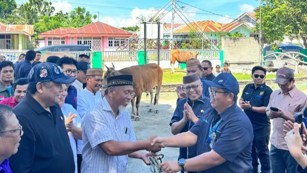 Sebanyak 924 ekor hewan kurban disalurkan kepada masyarakat di sekitar wilayah operasional PT Pelabuhan Indonesia (Persero) (Istimewa)