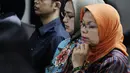 Dalam persidangan, Airin tampak hadir menemani sang suami di ruang Pengadilan, Tipikor Jakarta, Senin, (26/5/14) (Liputan6.com/Fiazal Fanani)