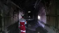 Meski berada di bawah tanah, di UBPE Pongkor ini sudah dilengkapi dengan listrik dan blower