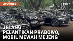 Deretan Mobil Mewah Jelang Pelantikan Prabowo-Gibran