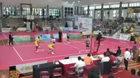 Sepak takraw ASEAN School Games 2019 (Liputan6.com/Switzy Abandar)