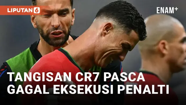 Ekspresi Cristiano Ronaldo Saat Gagal Eksekusi Penalti