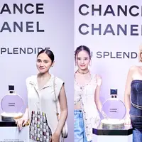 Mulai dari Syifa Hadju hingga Natsuki Deguchi, berikut gaya artis hadir di Chanel Eau Splendide di Tokyo. [Dok/Chanel].