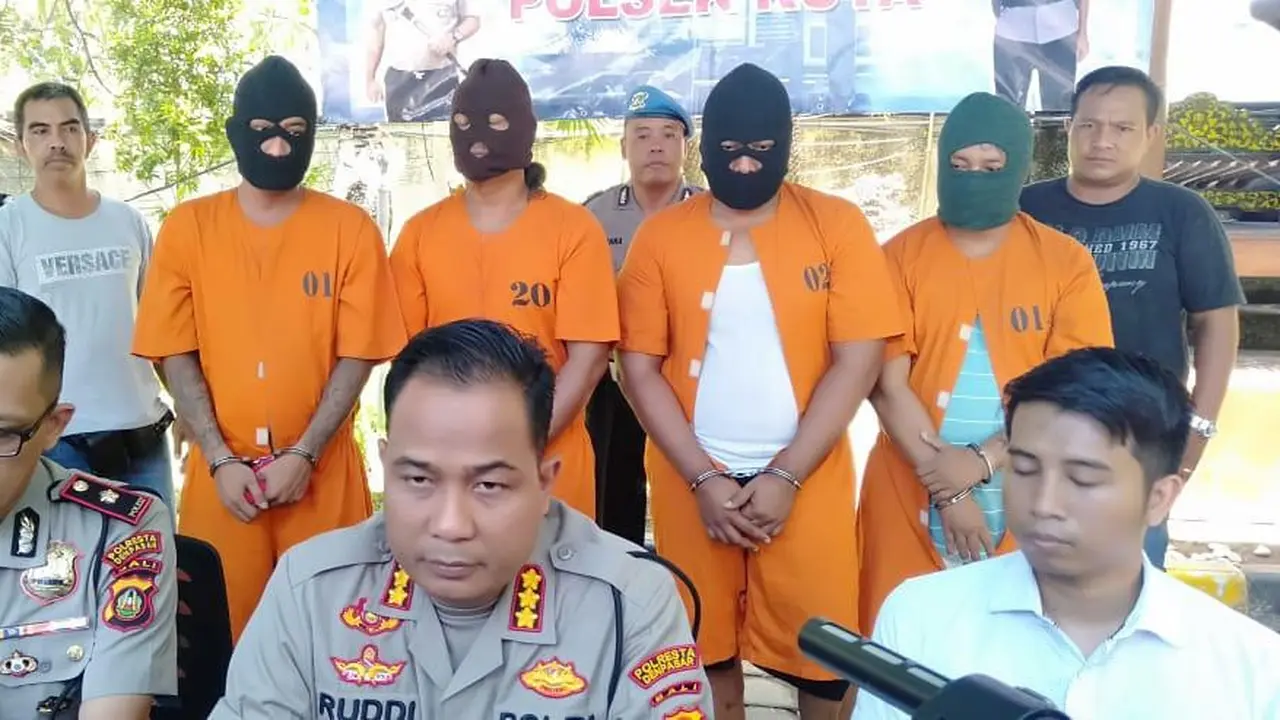 Pelaku pengeroyokan hingga tewas di Legian Bali