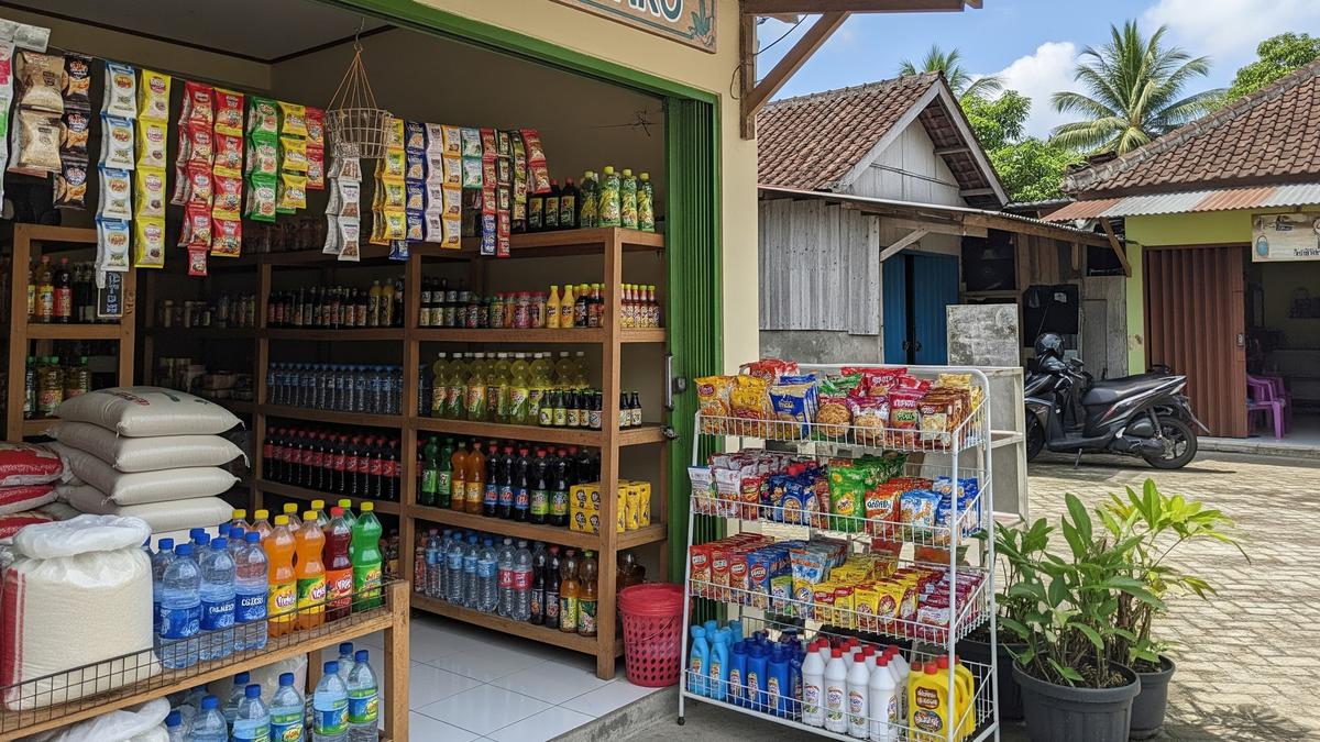 10 Desain Warung Sembako Tanpa Etalase, Konsep Minimalis, Modern, dan Space-Saving