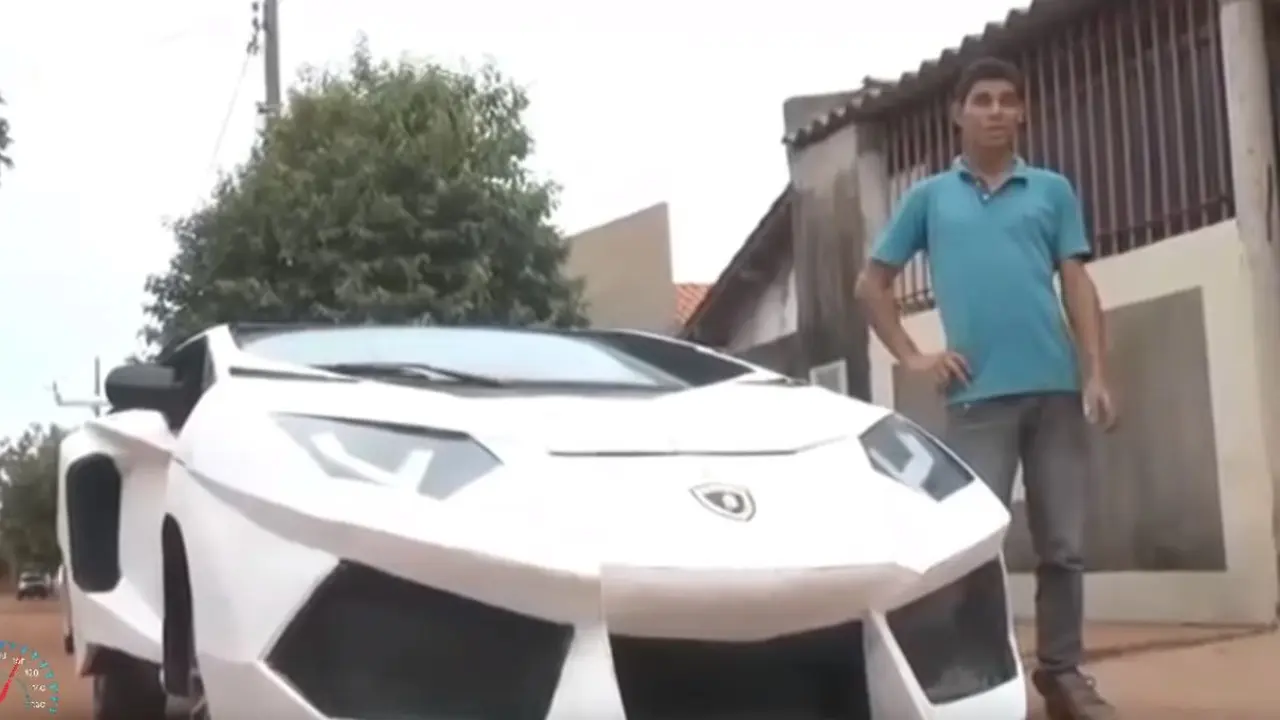 Pria Brasil Ubah Fiat Uno Jadi Lamborghini Aventador (Autoevolution)