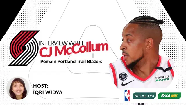 Berita video wawancara eksklusif Bola.com dan Bola.net dengan bintang NBA dari tim Portland Trail Blazers, CJ McCollum.