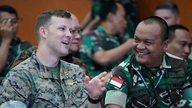 Super Garuda Shield merupakan latihan tahunan antara militer Indonesia dan AS yang dipimpin oleh Indonesia. Foto ini menampilkan Super Garuda Shield 2023. (Dok. Sersan Mayor Andrew Jackson via Kedubes AS)