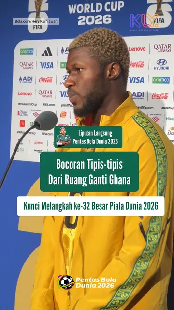 Gelandang Timnas Ghana, Kwasi Sibo, mengungkap tipis-tipis kondisi ruang ganti timnya selama Piala Dunia 2026