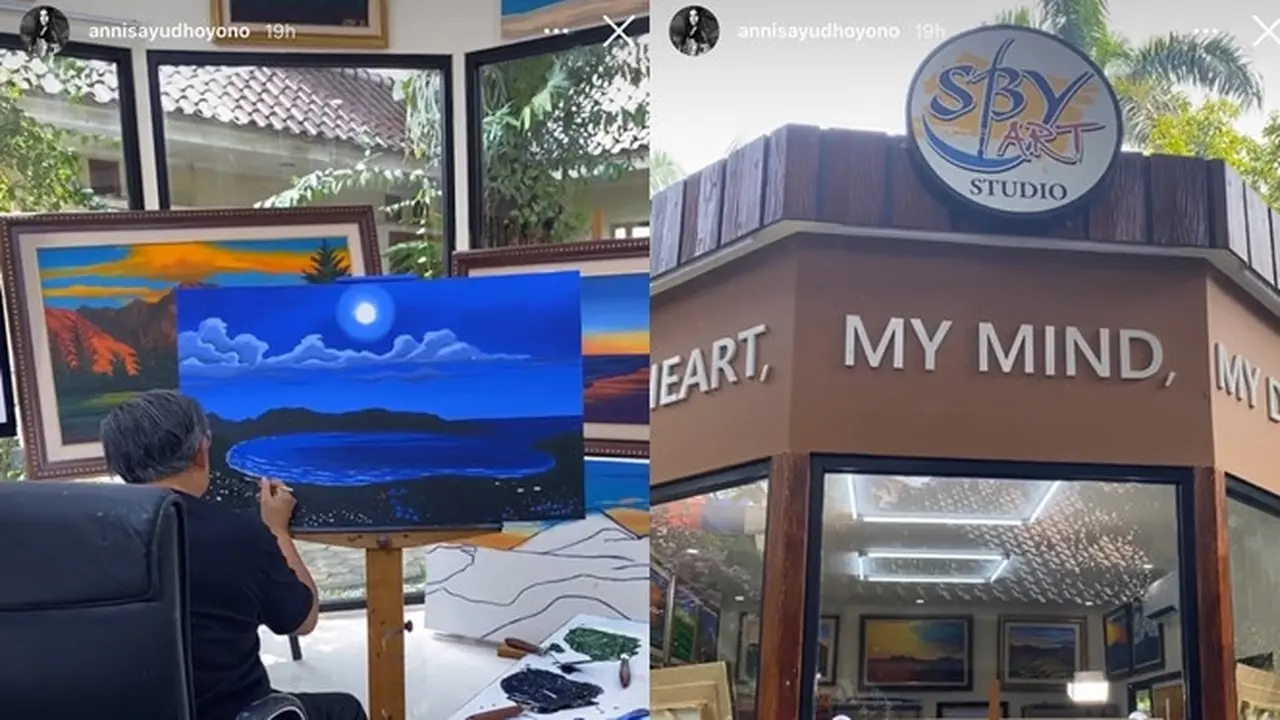 Mengintip Studio Lukis di Rumah SBY