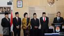 Suasana serah terima jabatan pimpinan KPK di Gedung KPK, Jakarta, Senin (21/12/2015). Agus Rahardjo dkk akan mengantikan Ruki dkk dalam memimpin KPK periode 2015-2019. (Liputan6.com/Helmi Afandi)