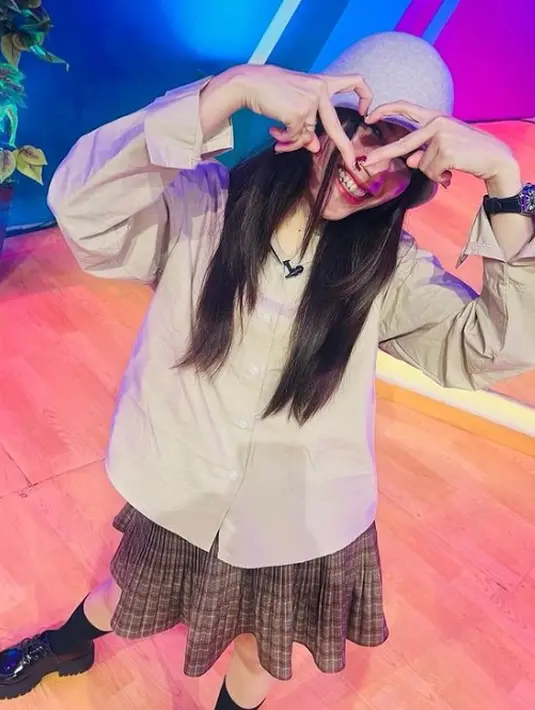 Ayu Ting Ting bergaya ala Idol Kpop [Instagram/ayutingting92]