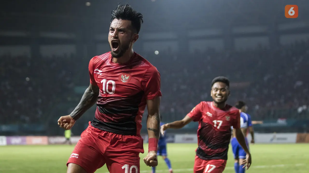 Sepak Bola : Indonesia Vs Chinese Taipei