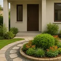 Model Rumah Tipe 36 dengan Kebun Mungil (created by AI)