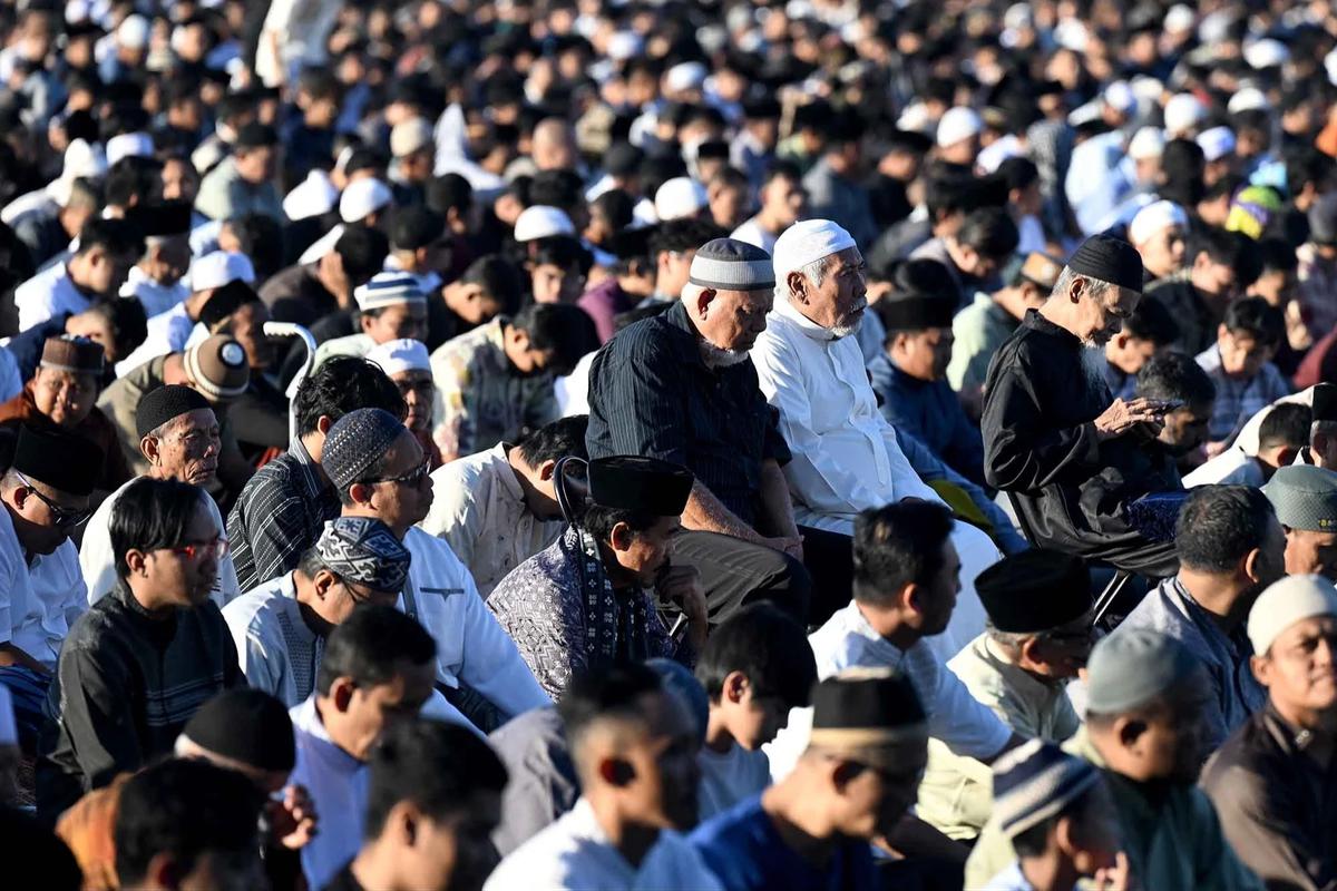 FOTO: Suasana Shalat Iduladha di Sejumlah Daerah