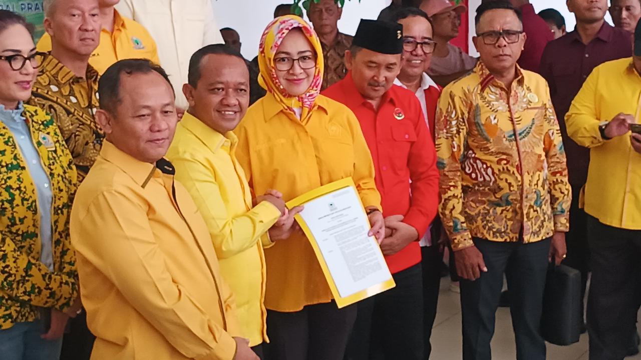 VIDEO: Pujian Bahlil Golkar Pilih Bareng PDIP Dukung Airin "Barang Bagus di Pilgub Banten"