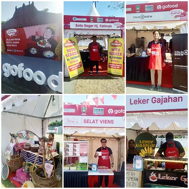 Lima Resto Juara Lokal GoFood di Solo - Hari UMKM Nasional 2023 di Solo./doc. Fimela