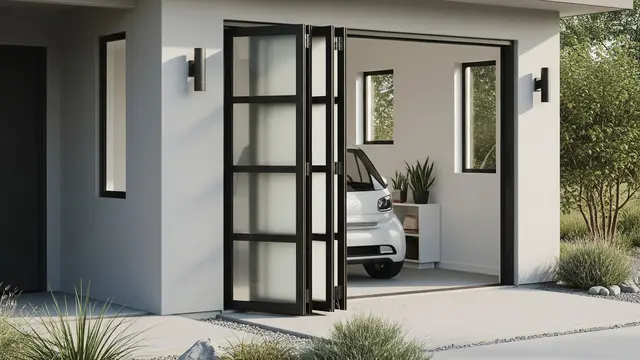 Model Garasi Depan Rumah Minimalis (Image by Gemini AI)